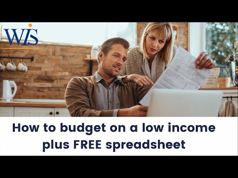 How to save money on a low income for a mortgage FREE budget spreadsheet link
